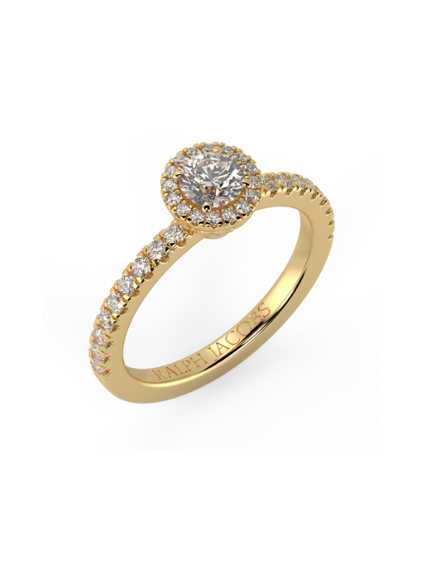 Bague de fiançailles en moissanite Orinda