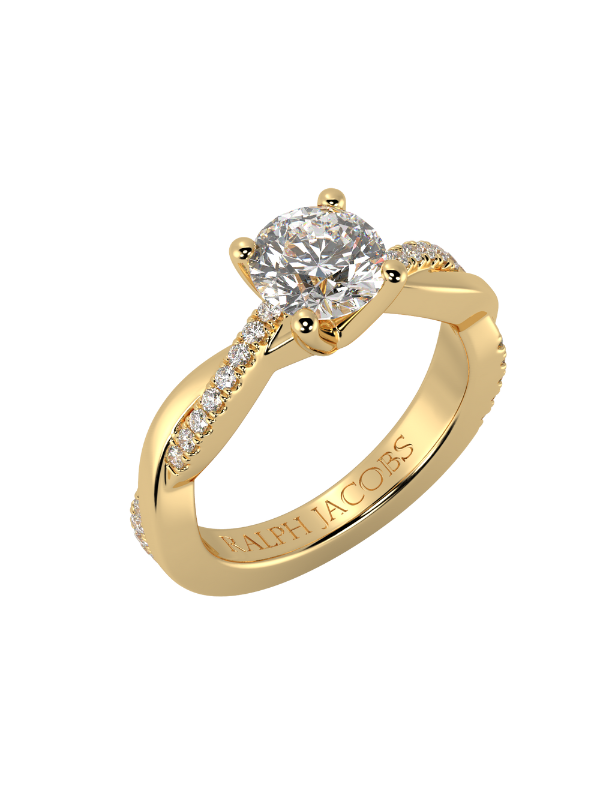 Dolly Round Diamond Engagement Ring