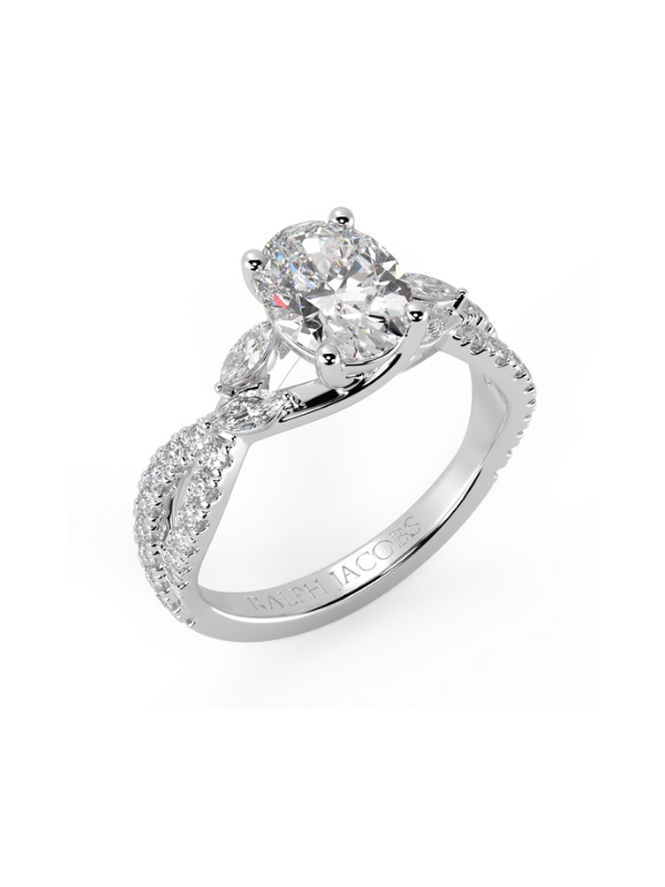 Maya Moissanite Engagement Ring