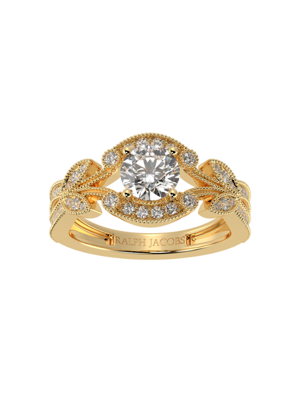 Willow Round Diamond Engagement Ring