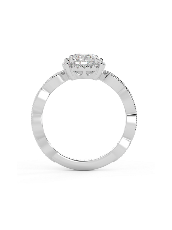 Divina Moissanite Engagement Ring