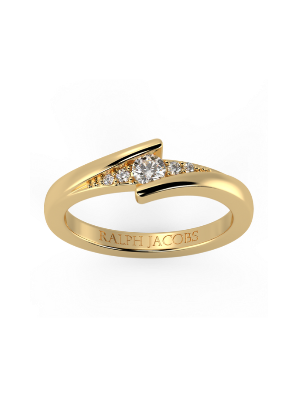 Paige Round Diamond Engagement Ring