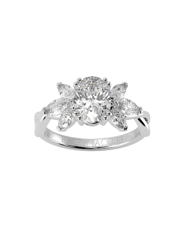 Bague de fiançailles Olivia en moissanite