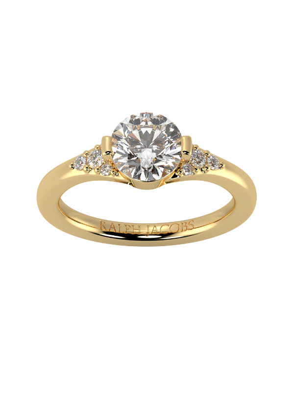 Kenzie Round Diamond Engagement Ring