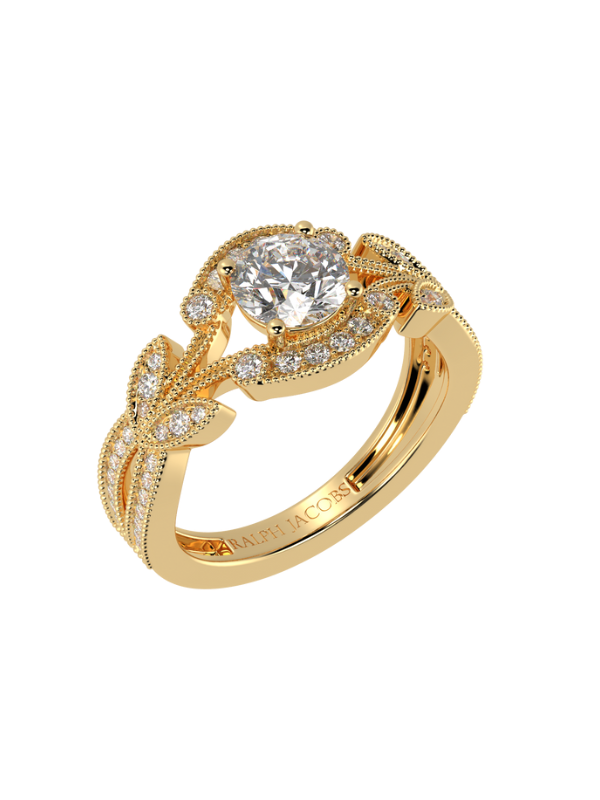 Willow Round Diamond Engagement Ring