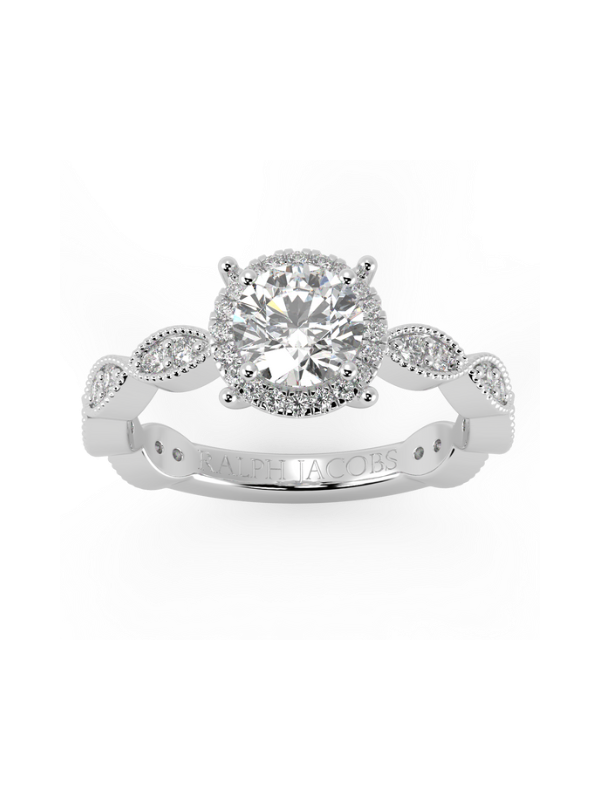 Divina Moissanite Engagement Ring