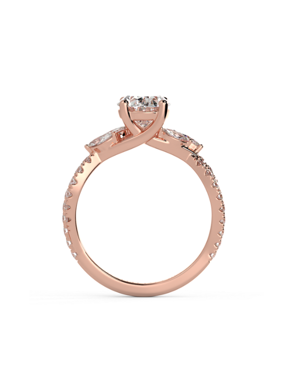 Maya Oval Diamond Engagement Ring