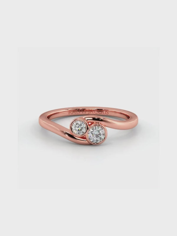 Twilight Diamond Engagement Ring