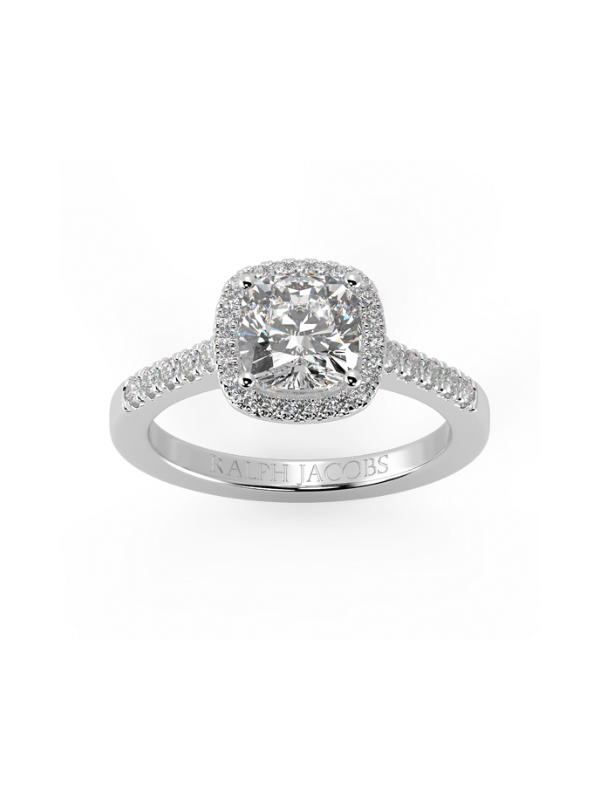 Adeline Round Moissanite Engagement Ring