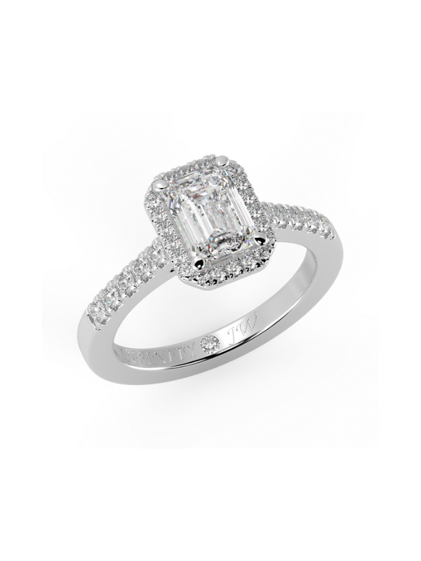 Adeline Round Moissanite Engagement Ring