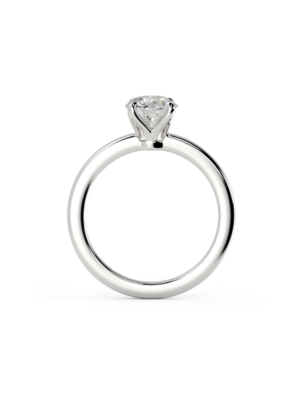 Betty Round Diamond Engagement Ring