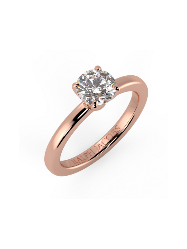 Betty Round Diamond Engagement Ring