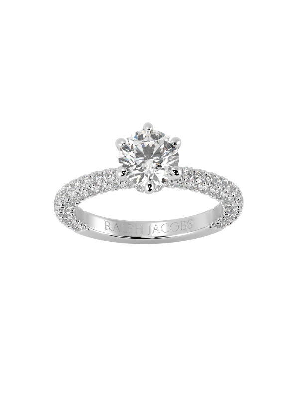 Eden Moissanite Engagement Ring