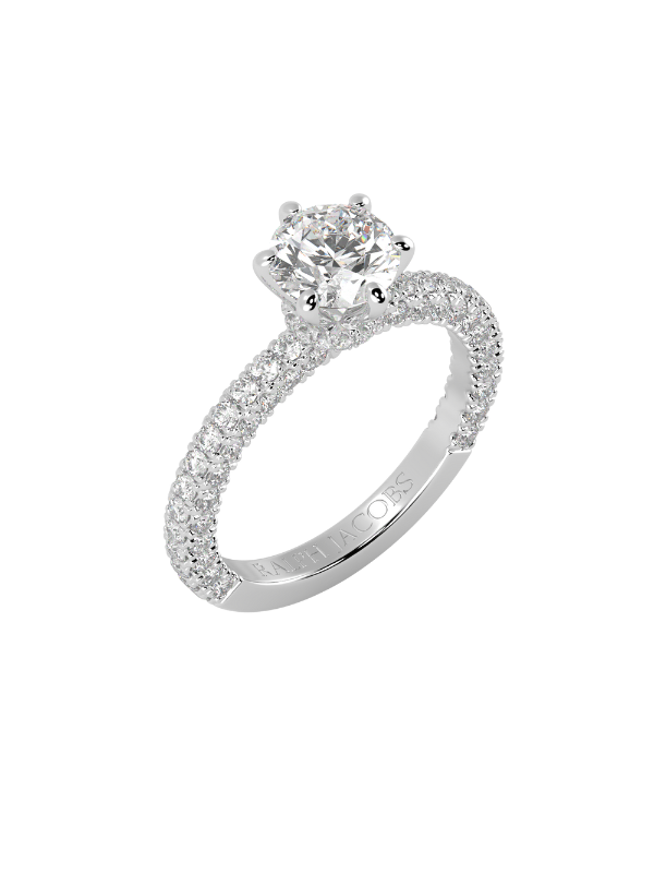 Eden Round Diamond Engagement Ring