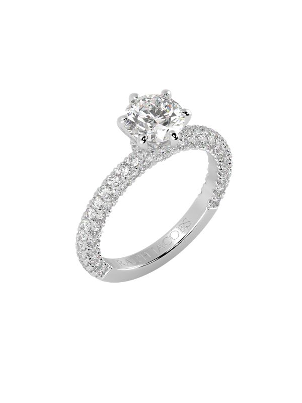 Eden Moissanite Engagement Ring