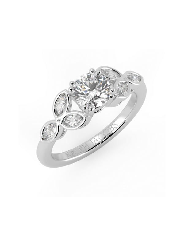 Bague de fiançailles Ivy en moissanite