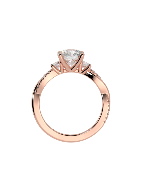 Jasmine Round Diamond Engagement Ring