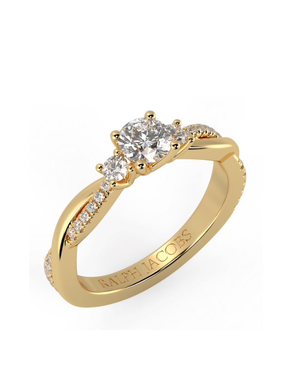 Jasmine Moissanite Engagement Ring