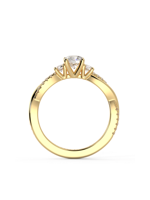 Jasmine Moissanite Engagement Ring