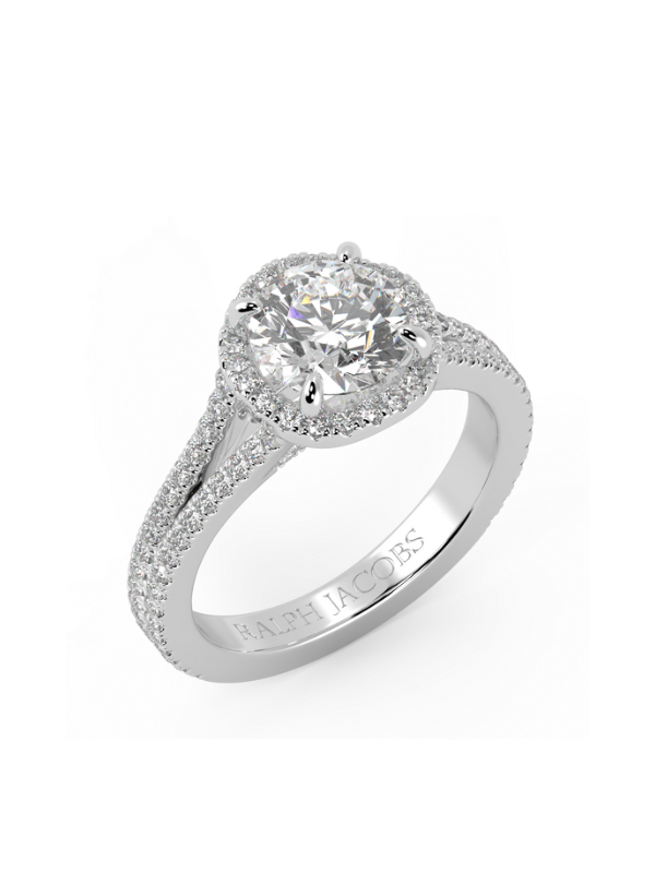 Mia Round Diamond Engagement Ring