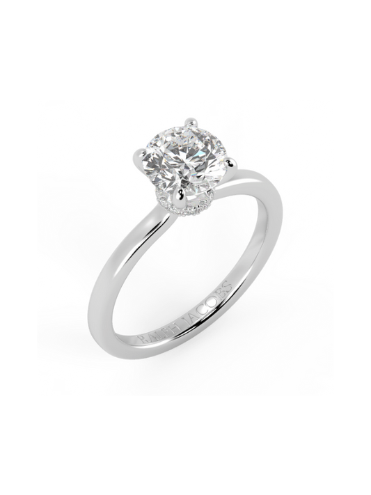 Raylee Round Diamond Engagement Ring