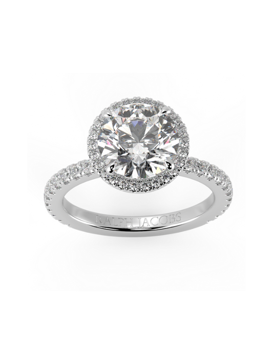 Wanda Round Diamond Engagement Ring