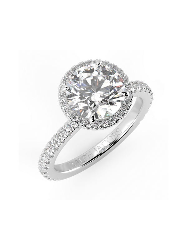 Wanda Round Moissanite Engagement Ring