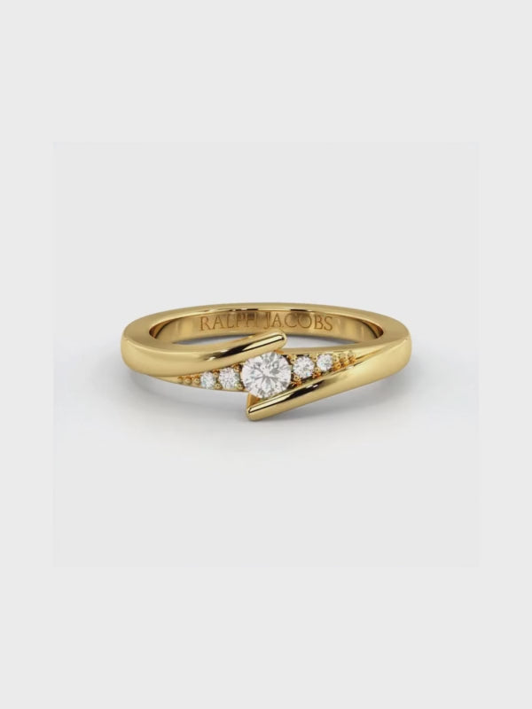 Paige Round Diamond Engagement Ring